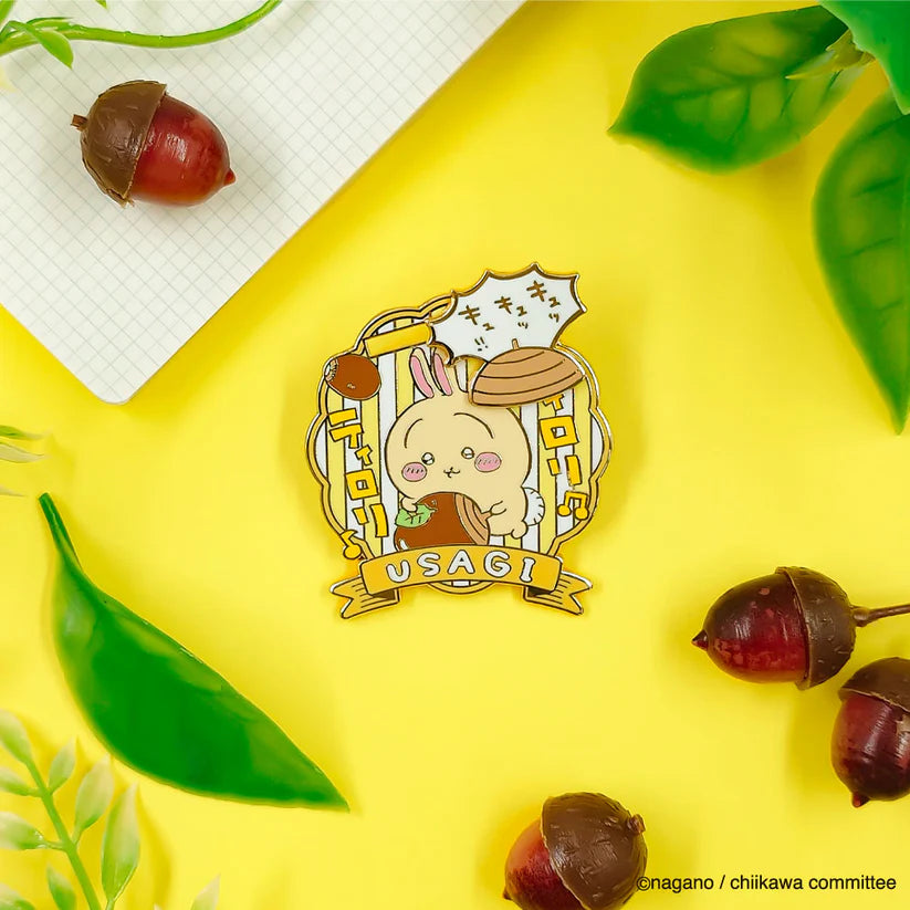(Goods - Badge) Chiikawa Pin Badge Usagi