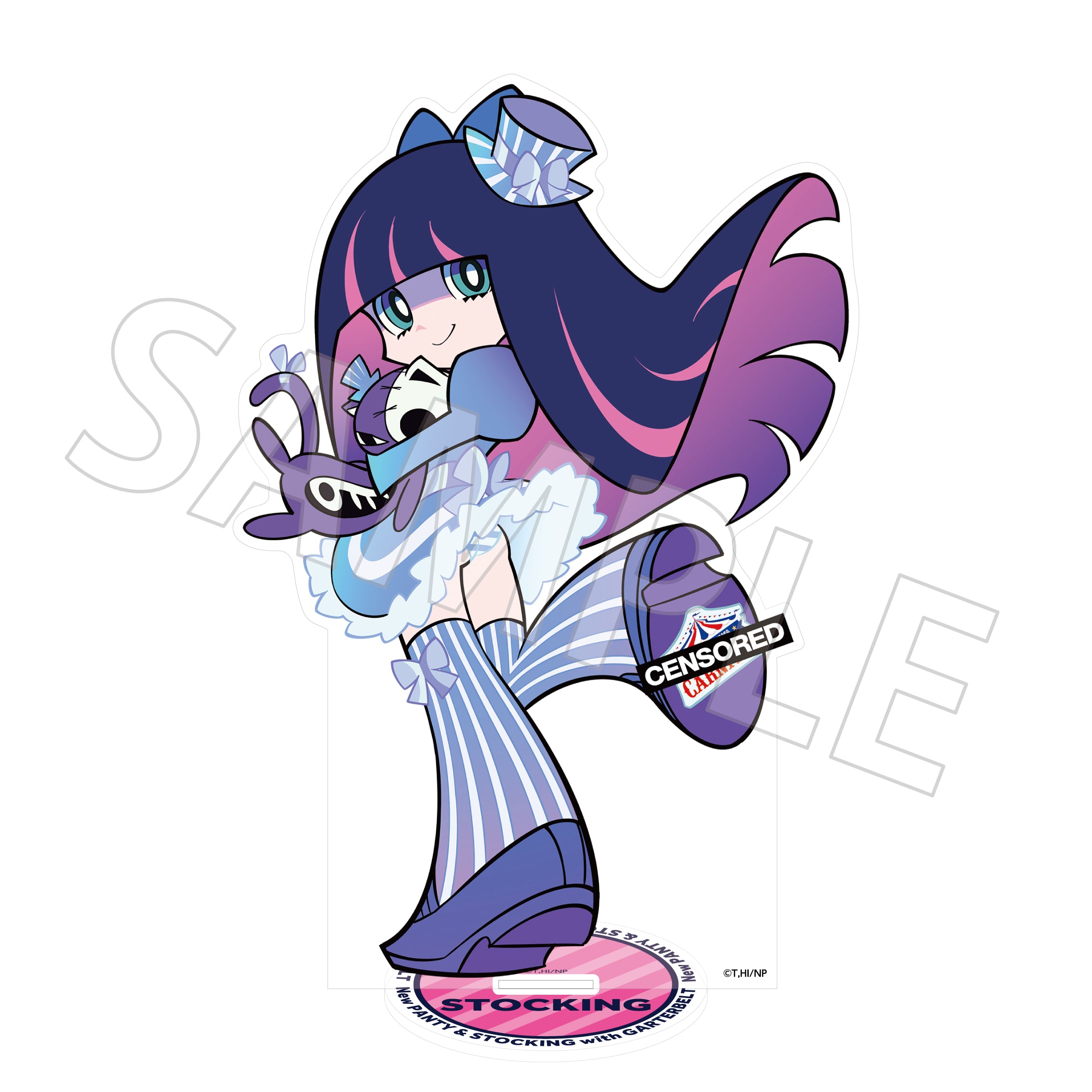 (Goods - Acrylic Stand) New PANTY & STOCKING with GARTERBELT Acrylic Stand - Stocking