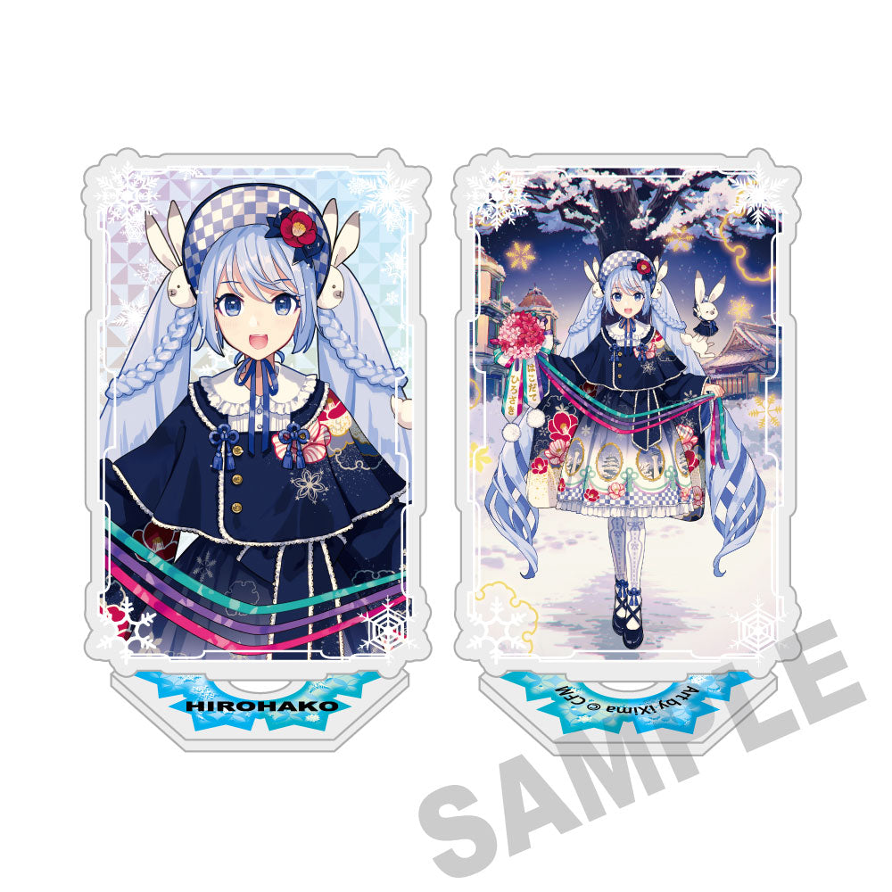 (Goods - Acrylic Stand) Snow Miku x Hirohako Pirouette Acrylic Stand Hirohako 25-26 - Art by iXima