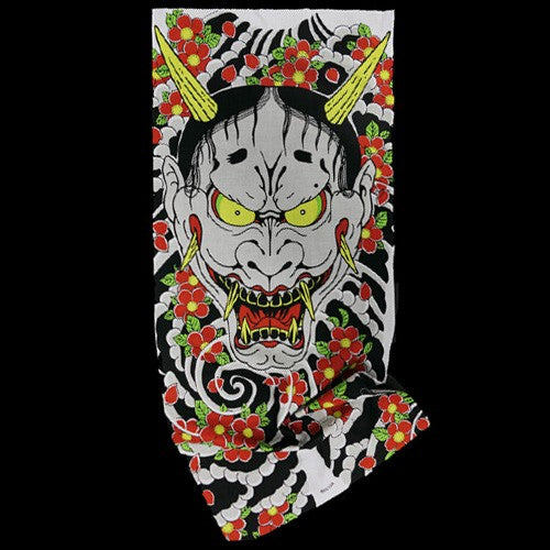 (Goods - Towel) Yakuza: Like a Dragon Yuzen-Dyeing Tenugui Goro Majima Hannya