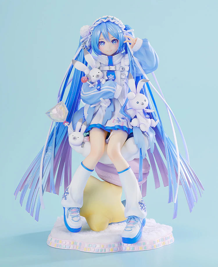 (1/7 Scale Figure) Vocaloid Snow Miku: Yukiiro Pop Ver.