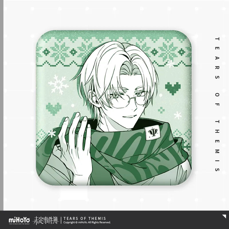 (Goods - Square Badge) Tears of Themis Impression Square Badge Adjudicator