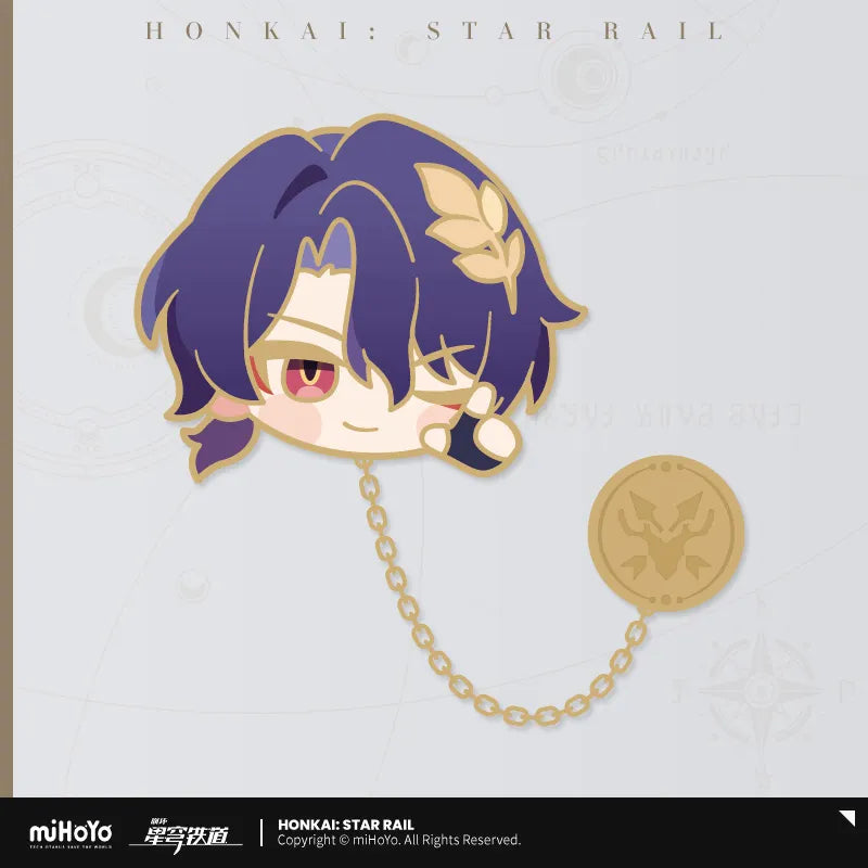 (Goods - Badge) Honkai: Star Rail Pom Pom Exhibition Pin Badge Dr. Ratio
