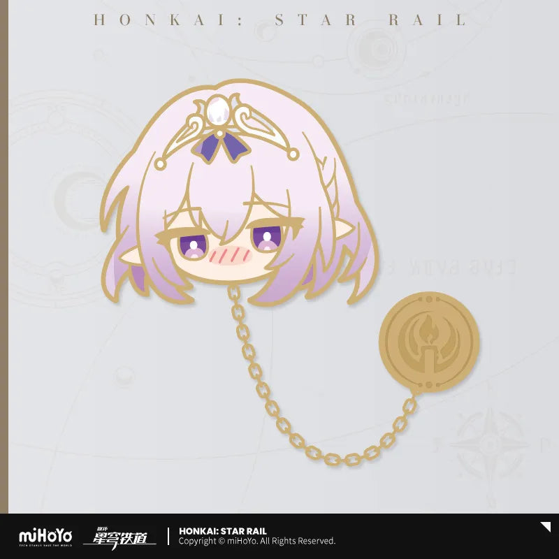 (Goods - Badge) Honkai: Star Rail Pom Pom Exhibition Pin Badge Castorice