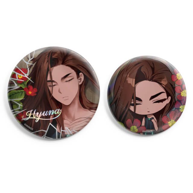 (Goods - Badge Set) Alien Stage Drowing Bloom Badge Set Hyuna