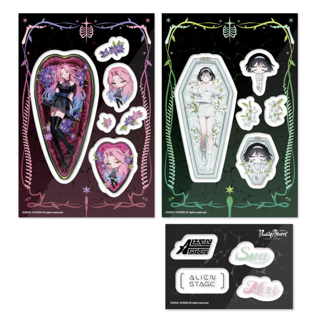 (Goods - Sticker) Alien Stage Drowing Bloom Sticker Mizi&Sua