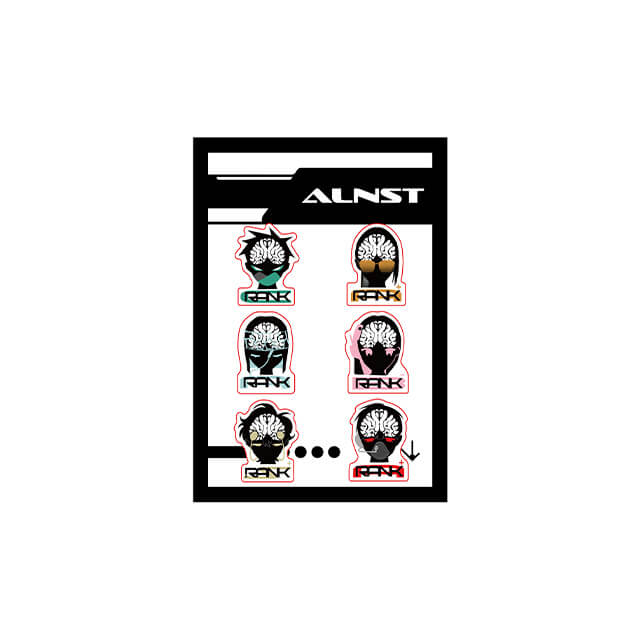 (Goods - Stickers) Alien Stage Stickers Anakt Garden Collection