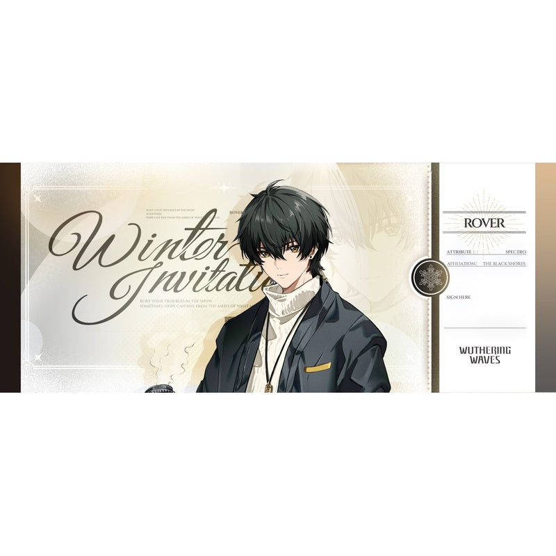 Wuthering Waves] Winter Invitation Ticket-style Card / Rover