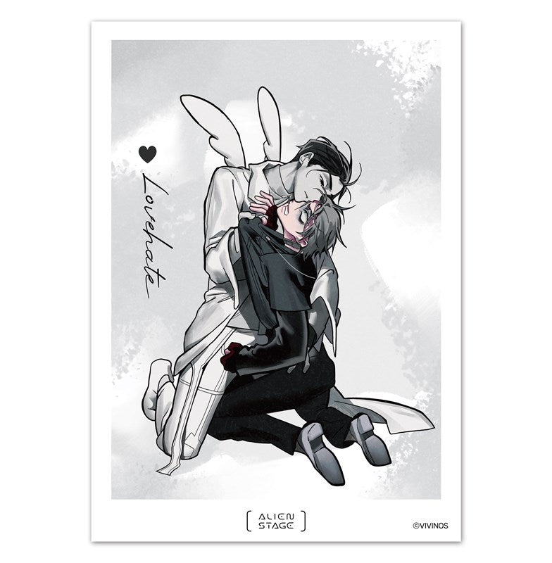 Alien Stage Illustration Artboard DLC: Love Hate Till & Ivan