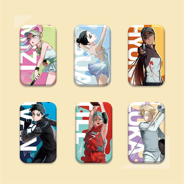 (Goods - Badge) Alien Stage Passion Series Trading Square Can Badge