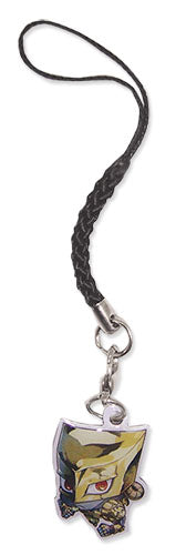 (Goods - Keychain) Jojo's Bizarre Adventures THE WORLD SD METAL CELL PHONE CHARM