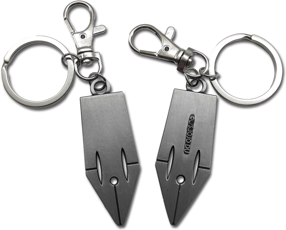 Jojo's Bizarre Adventures ROHAN KISHIBE EARRINGS METAL KEYCHAIN