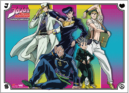 (Goods - Wall Scroll) Jojo's Bizarre Adventures CHARACTERS GROUP HI-END WALL SCROLL