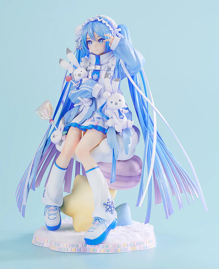 (1/7 Scale Figure) Vocaloid Snow Miku: Yukiiro Pop Ver.