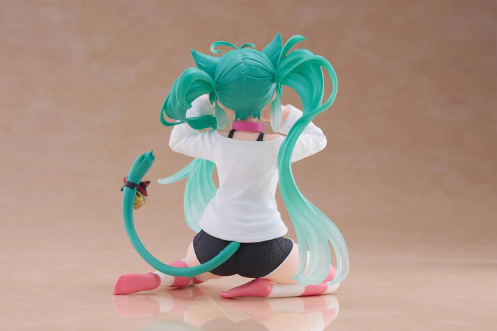 (Non-Scale Figure) Vocaloid Desktop Cute Hatsune Miku: Cat Ear T-Shirt Ver.