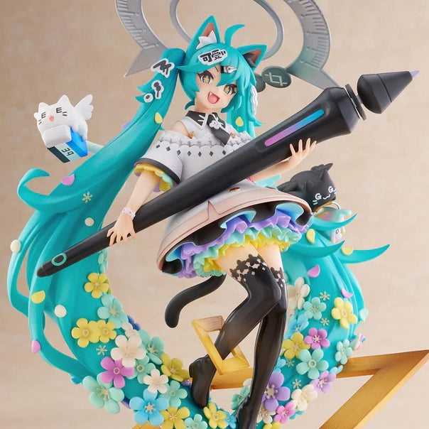 (1/7 Scale Figure) Vocaloid Spiritale Hatsune Miku × Naoki Saito My Figure Making! - The Painter Ver