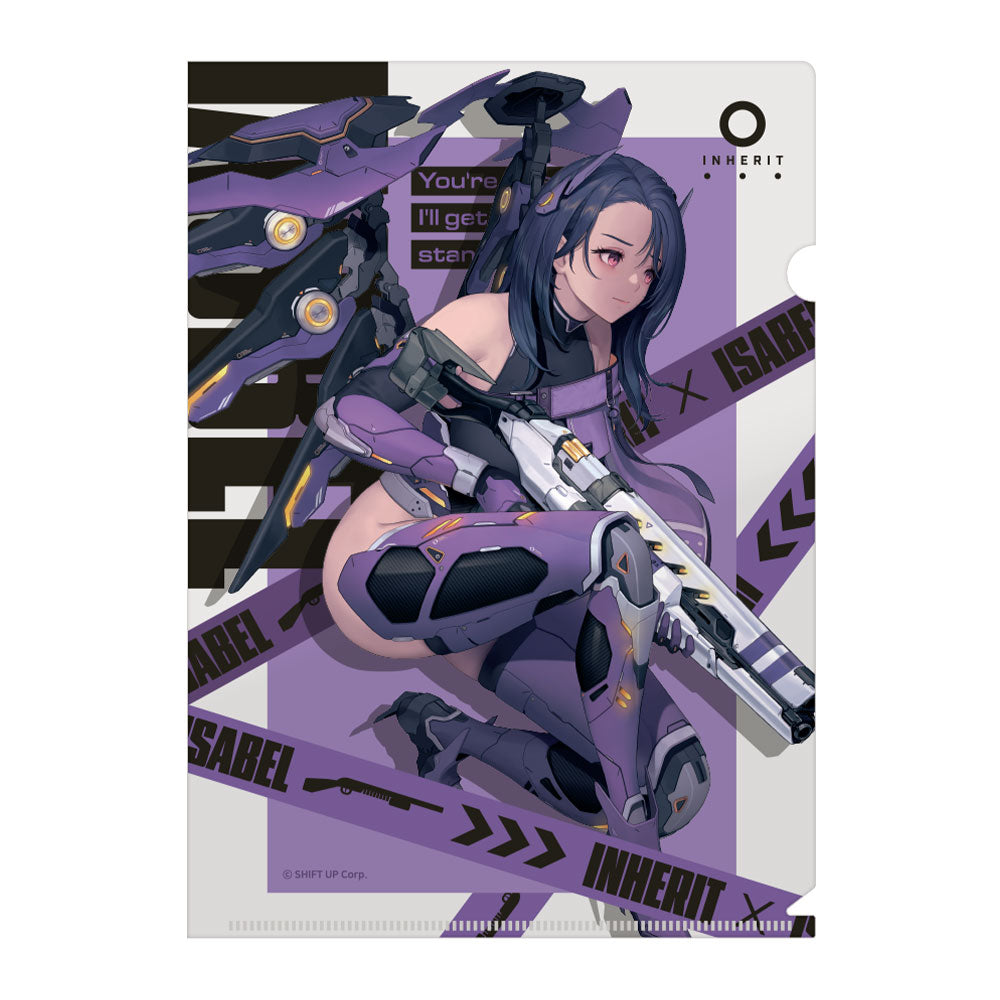 (Goods - Clear File) GODDESS OF VICTORY: NIKKE Inherit File Folder Isabel
