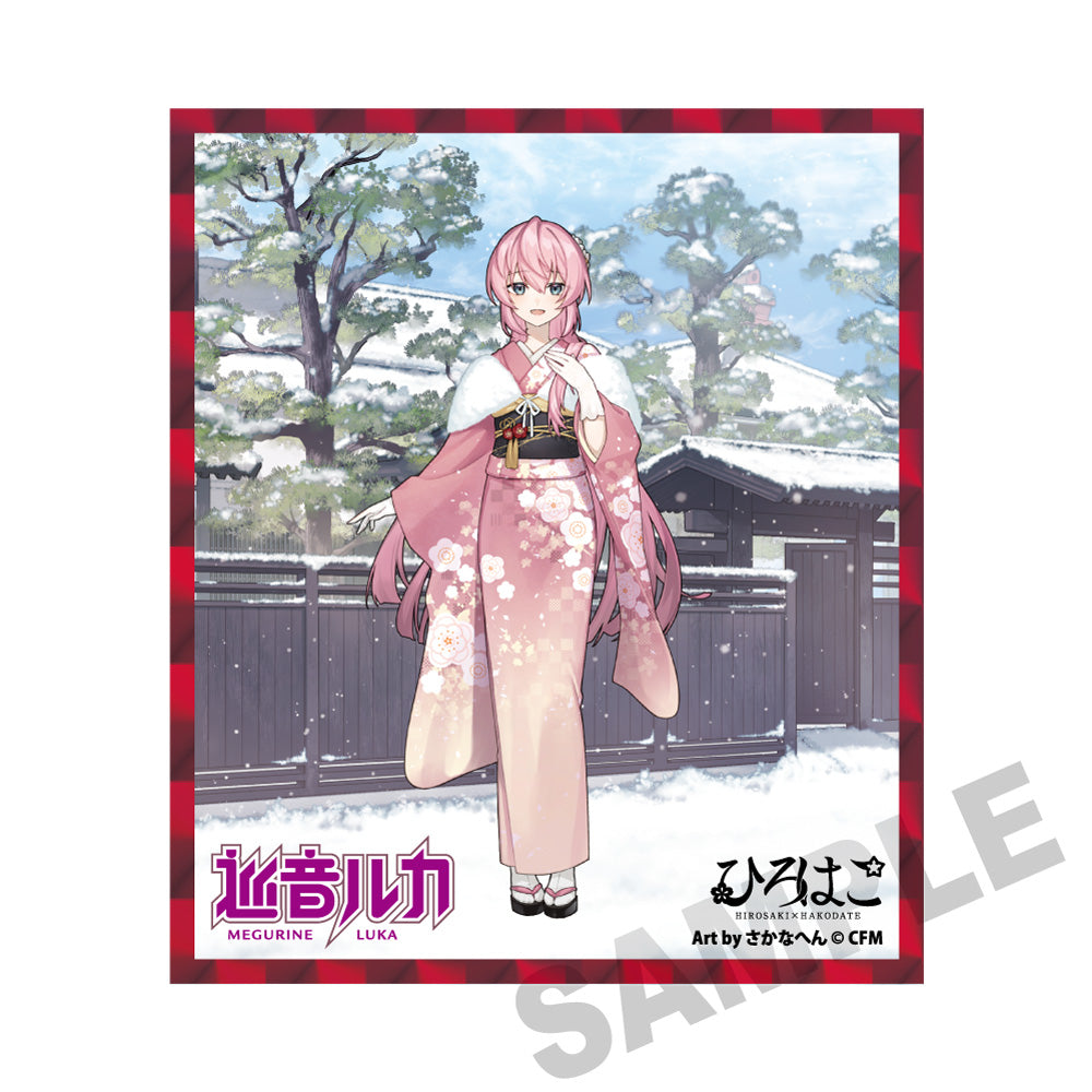 (Goods - Art) Snow Miku x Hirohako Acrylic Art Board Hakodate Megurine Luka - Art by Sakanahen