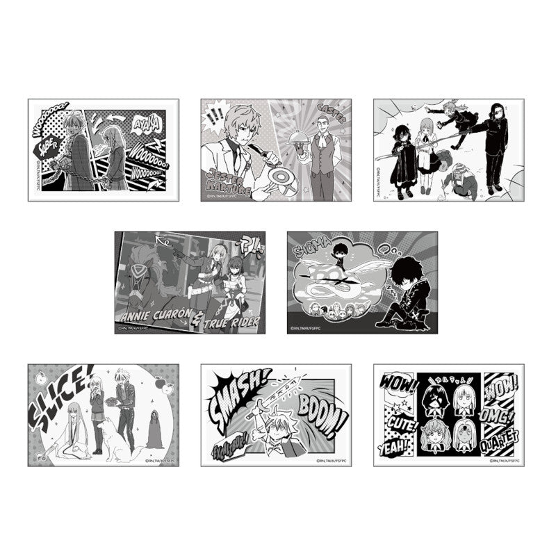 (Goods - Badge) Fate/strange Fake SNOW FIELD STRANGE Random Square Can Badge A<8 types> (Blind Box -Single)