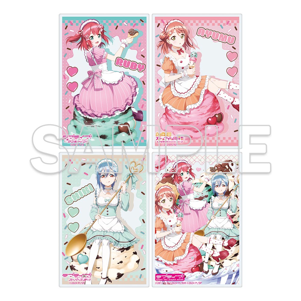 (Goods -Art Board) Love Live! Series AiScReam Tradable Acrylic Card (Blind Box - Single)