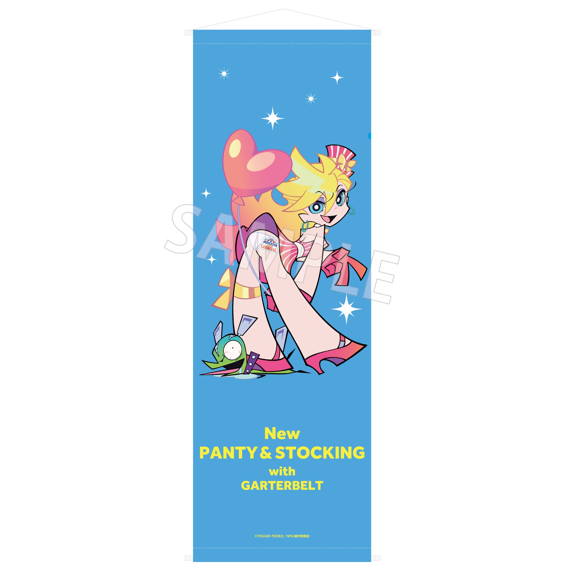 (Goods - Wall Scroll) New PANTY & STOCKING with GARTERBELT B2 Half-sized Tapestry CARNIVAL ver. - Panty