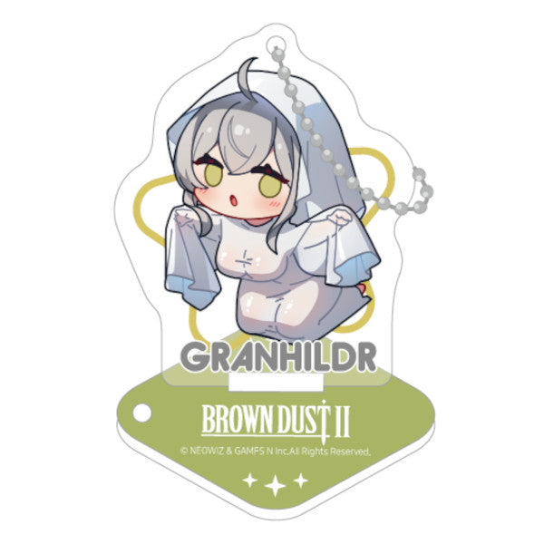 (Goods - Keychain) BrownDust2 Halloween SD Acrylic Keyring - Granhildr