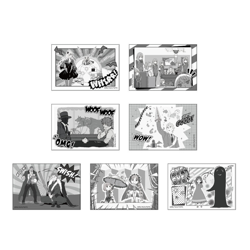 (Goods - Badge) Fate/strange Fake SNOW FIELD STRANGE Random Square Can Badge B<7 types> (Blind Box -Single)