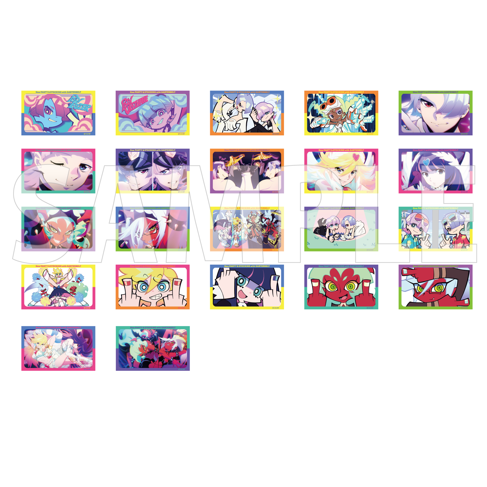 (Goods - Card) New PANTY & STOCKING with GARTERBELT Mini Photo-style Illustrations Collection C (Blind Box - Single)