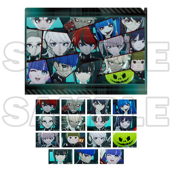(Goods - Clear File) Hundred Line -Last Defense Academy- File Folder Mini Bromide Set