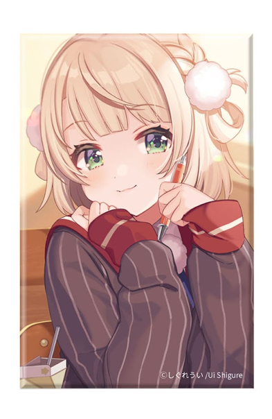 Ui Shigure] Square Button Badge 2. 5.30 | animate USA