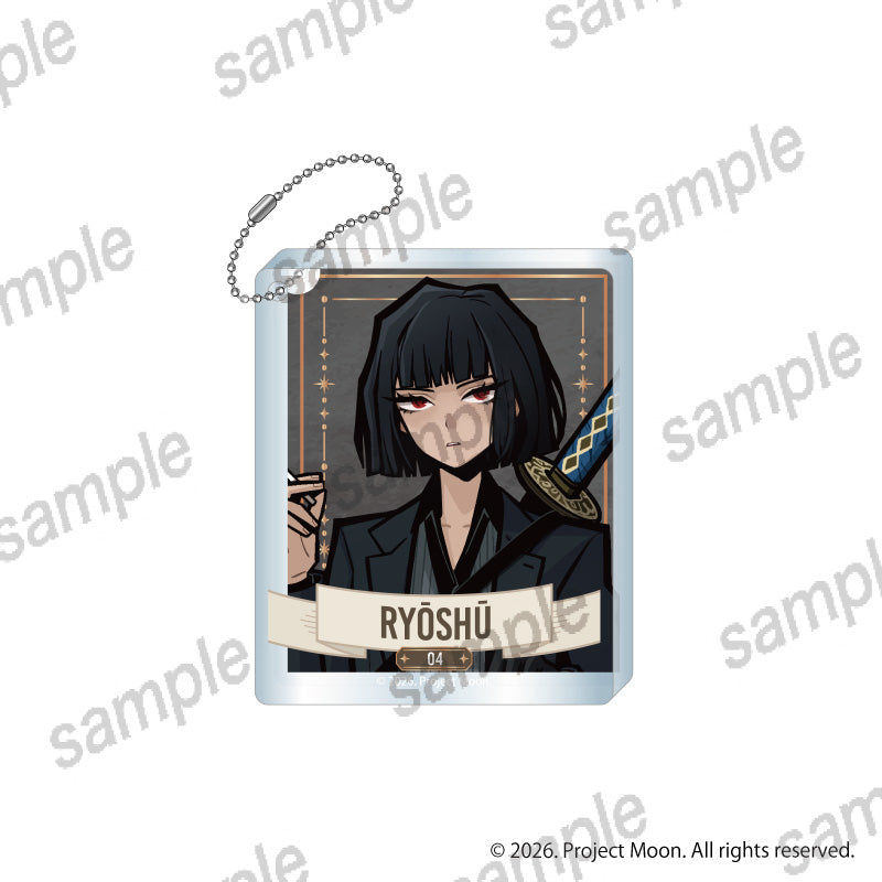 (Goods - Keychain) Limbus Company Karaoke Maneki Neko Acrylic Block Keychain Ryoshu