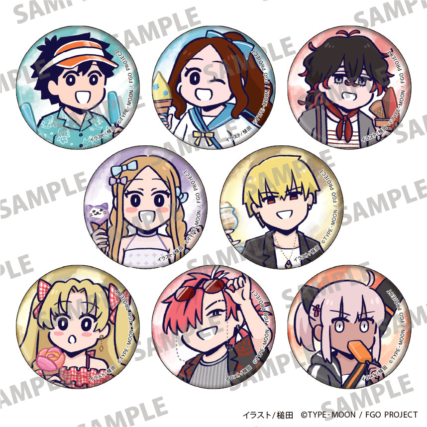(Goods - Badge) Fate/Grand Order: Fujimaru Ritsuka Doesn't Get It Trading Tin Badge PACK (Blind Box -Single)