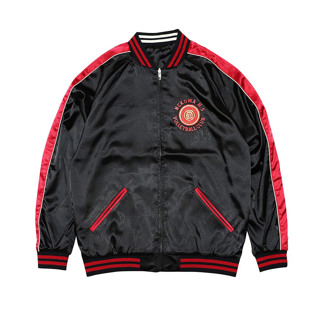 (Apparel) //Preorder// Haikyu!! Souvenir Jacket: Nekoma High School