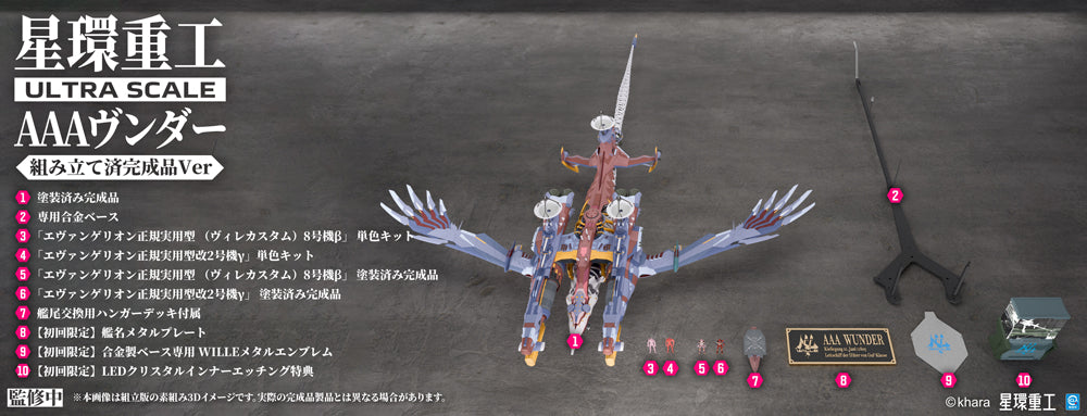 (Model Kit) Evangelion Ultra Scale AAA Wunder Pre-Assembled Finished Model Ver.