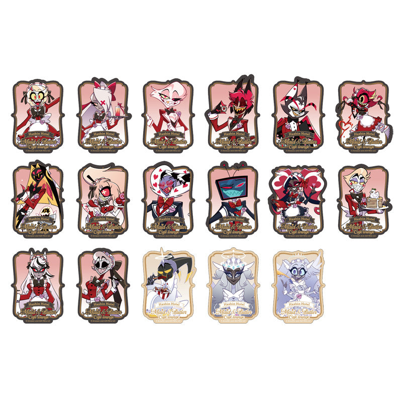 (Goods - Sticker) Hazbin Hotel Trading Hologram Sticker - Type A / B (2-Pack) (Blind Box -Single)