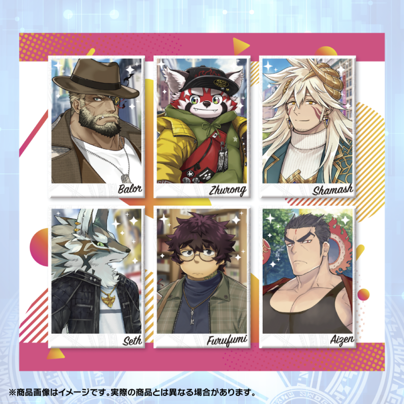 (Goods - Badge) Tokyo Afterschool Summoners Character Badge Set AGF 2023