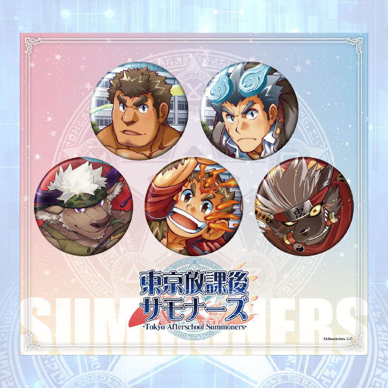 (Goods - Badge) Tokyo Afterschool Summoners Character Badge Set Vol. 2 Summoners
