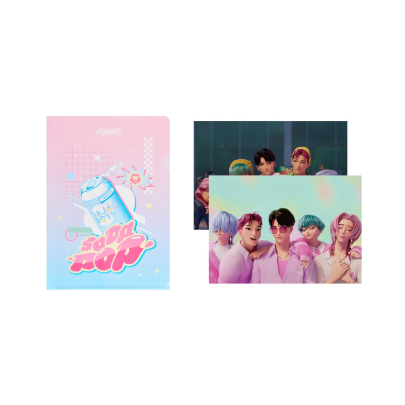 (Goods - Poster) KPOP Demon Hunters L Holder Poster Set_Soda Pop