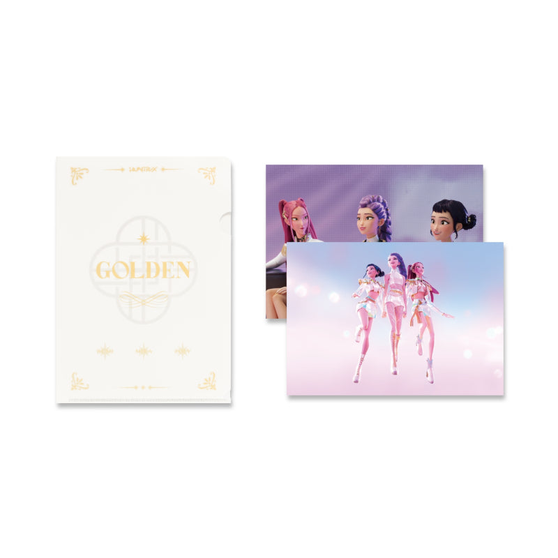 (Goods - Poster) KPOP Demon Hunters L Holder Poster Set_Golden