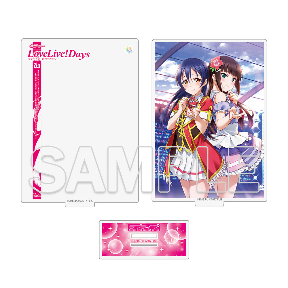 (Goods - Acrylic Stand) Love Live! Series LoveLive!Days Acrylic Diorama - Umi & Dia