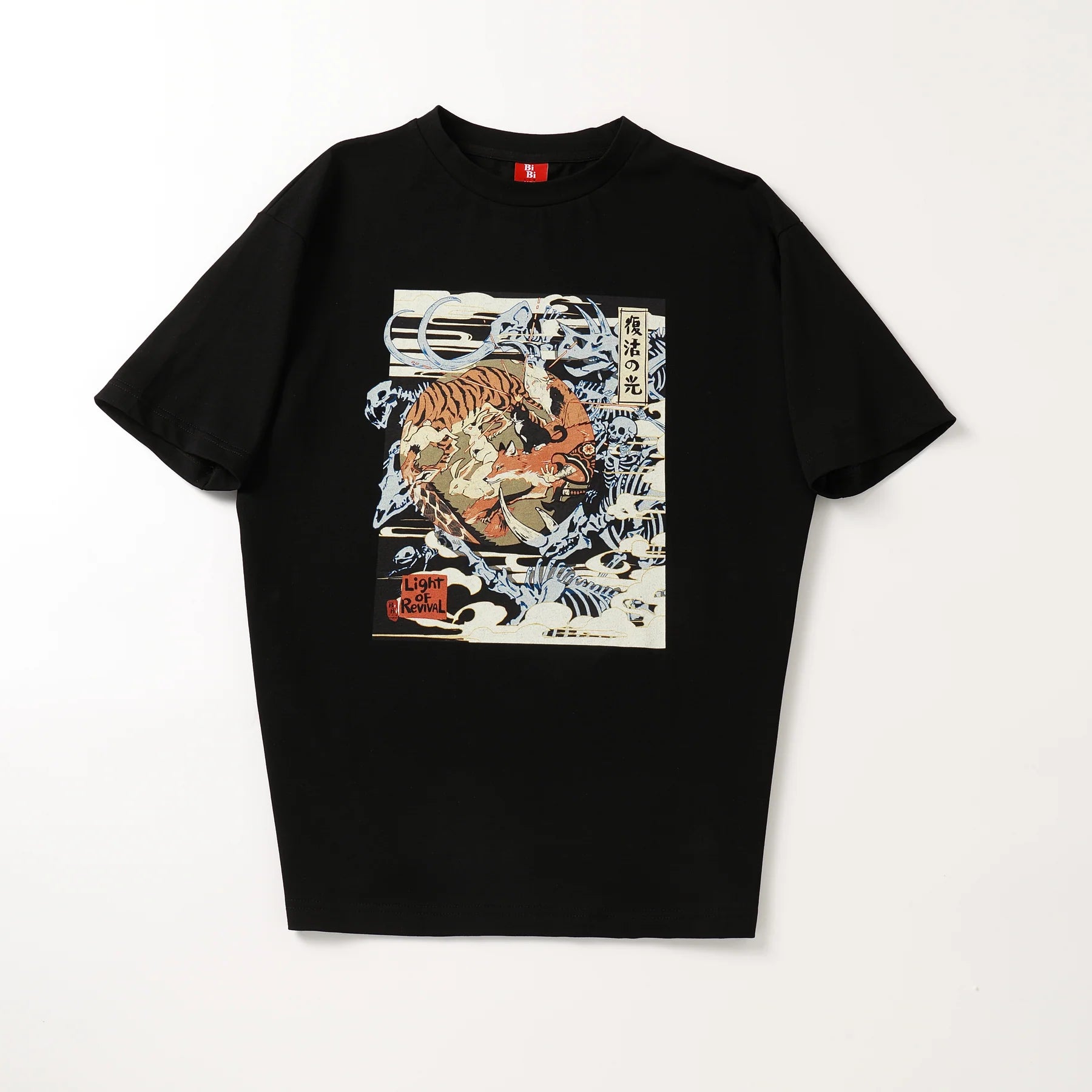 (Goods - Apparel) Bibisama T-Shirt Light of Revival Black