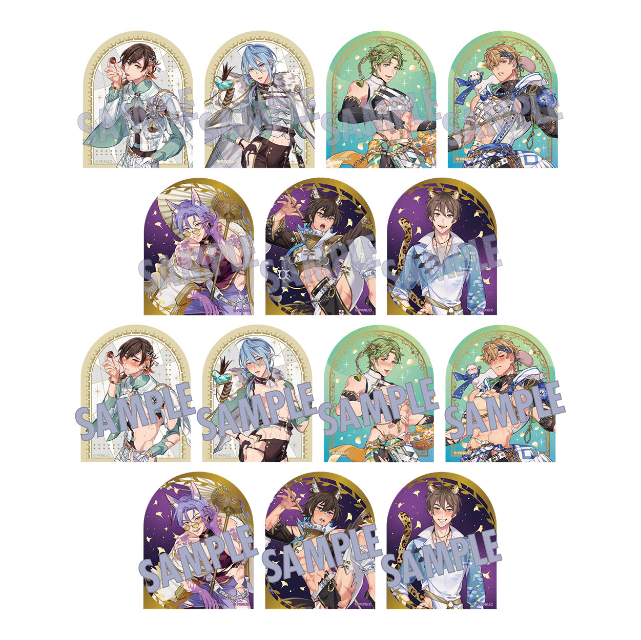 (Goods - Sticker) NU: Carnival Peta Collection - White Storm, Zest for Life, Mystical Banquet (Blind Box - Single)