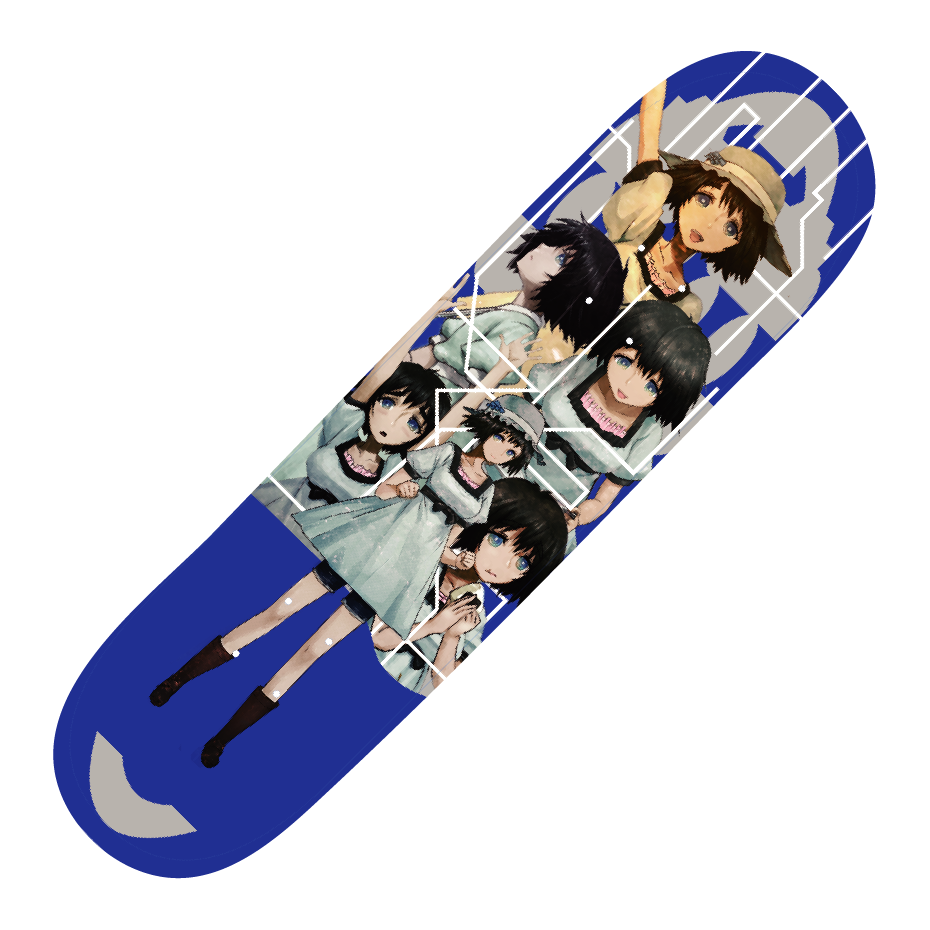 (Goods - Skateboard) STEINS;GATE Skateboard Deck Shiina Mayuri