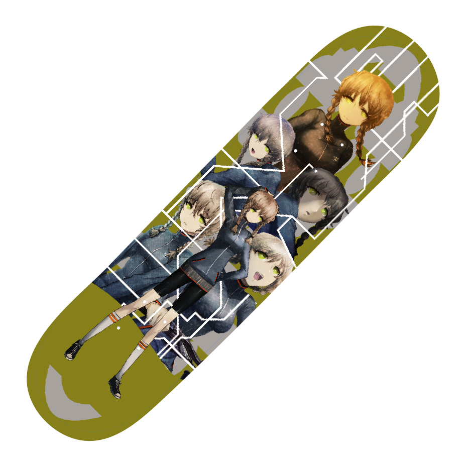 (Goods - Skateboard) STEINS;GATE Skateboard Deck Amane Suzuha