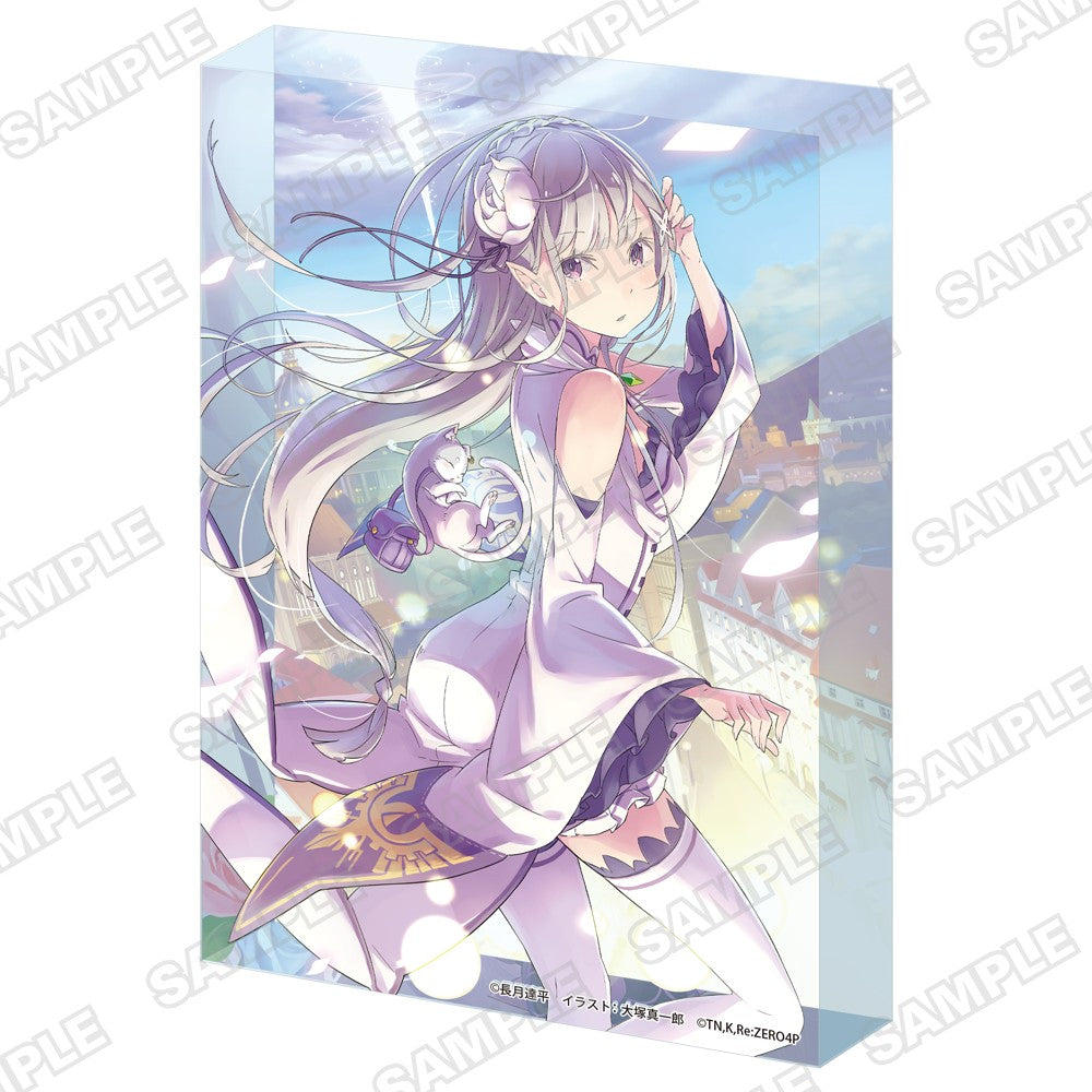 (Goods - Acrylic Stand) Re:ZERO -Starting Life in Another World- Acrylic Block Vol. 1 Cover Illustration