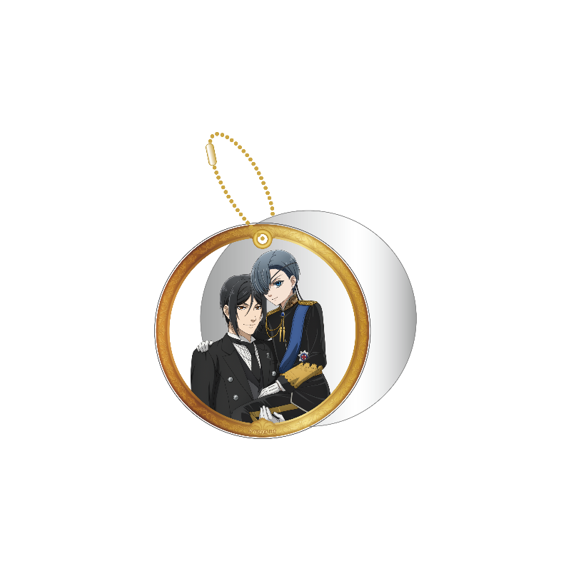 (Goods - Mirror) TV Anime Black Butler: Emerald Witch Arc Slide Mirror Charm Sebastian Michaelis & Ciel Phantomhive