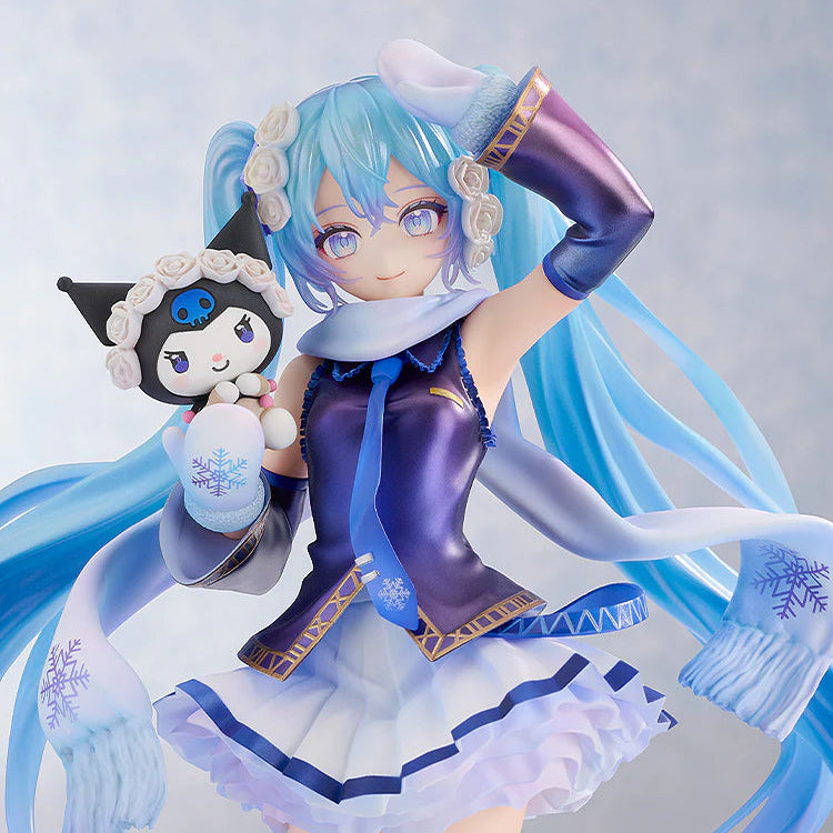(1/7 Scale Fgure) VOCALOID Snow Miku x Kuromi