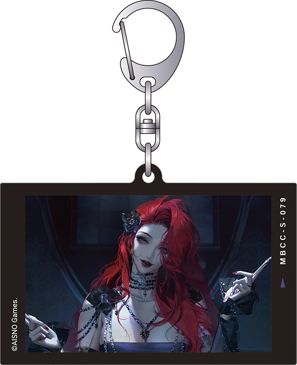 (Goods - Keychain) Path to Nowhere Lenticular Keychain / Cabernet
