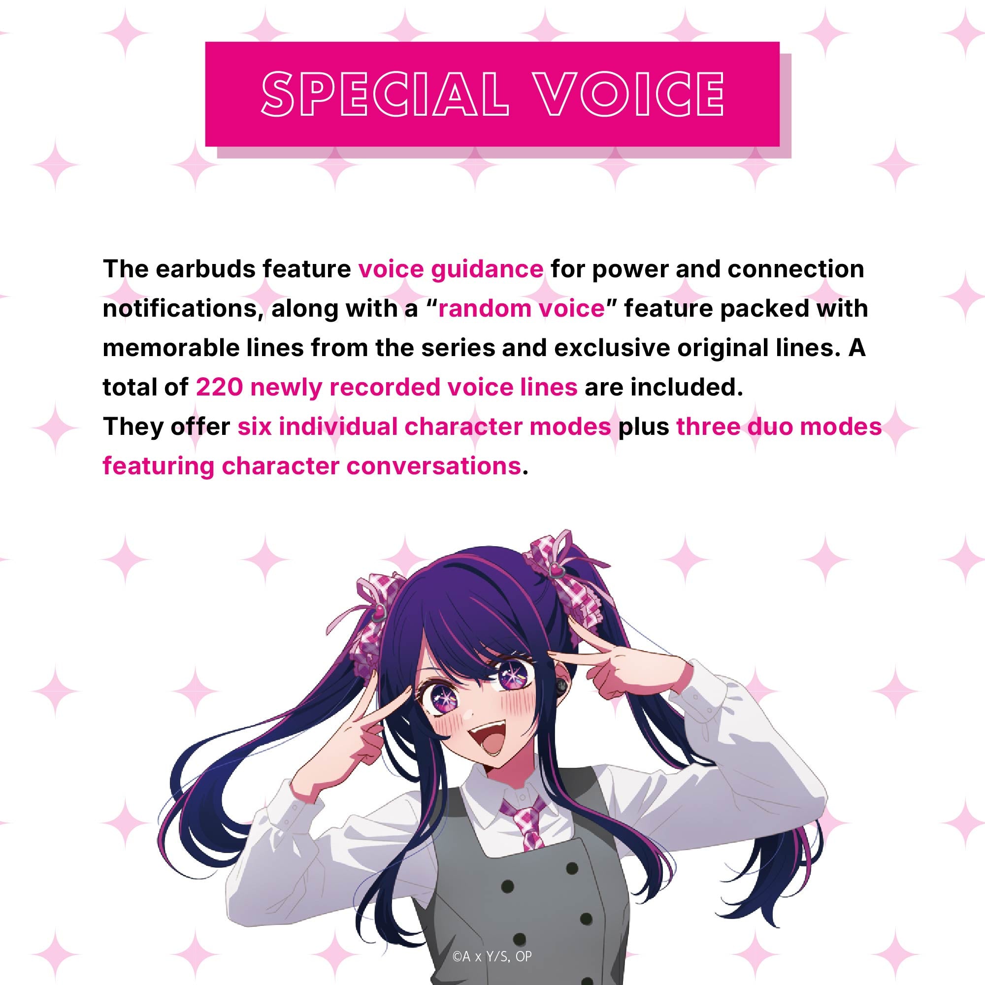 (Goods - Earphones) OSHI NO KO True Wireless Earphones