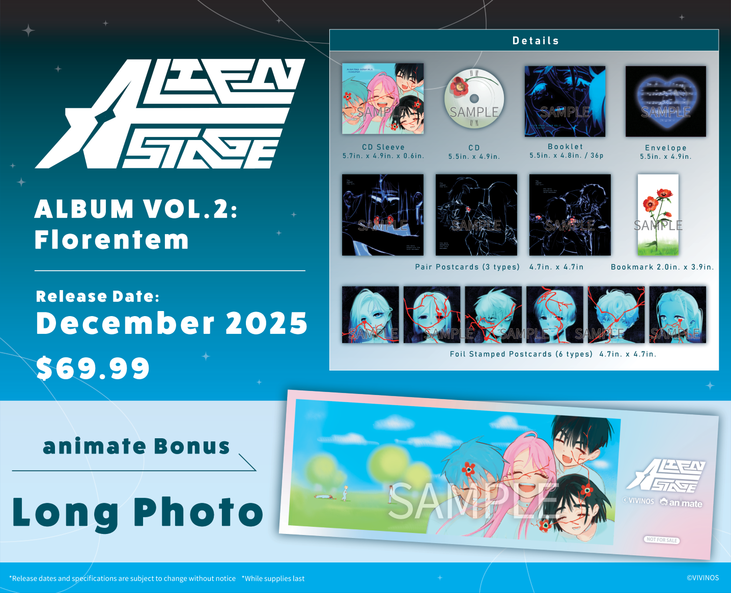 CD) ALIEN STAGE ALBUM VOL.2: Florentem | animate USA